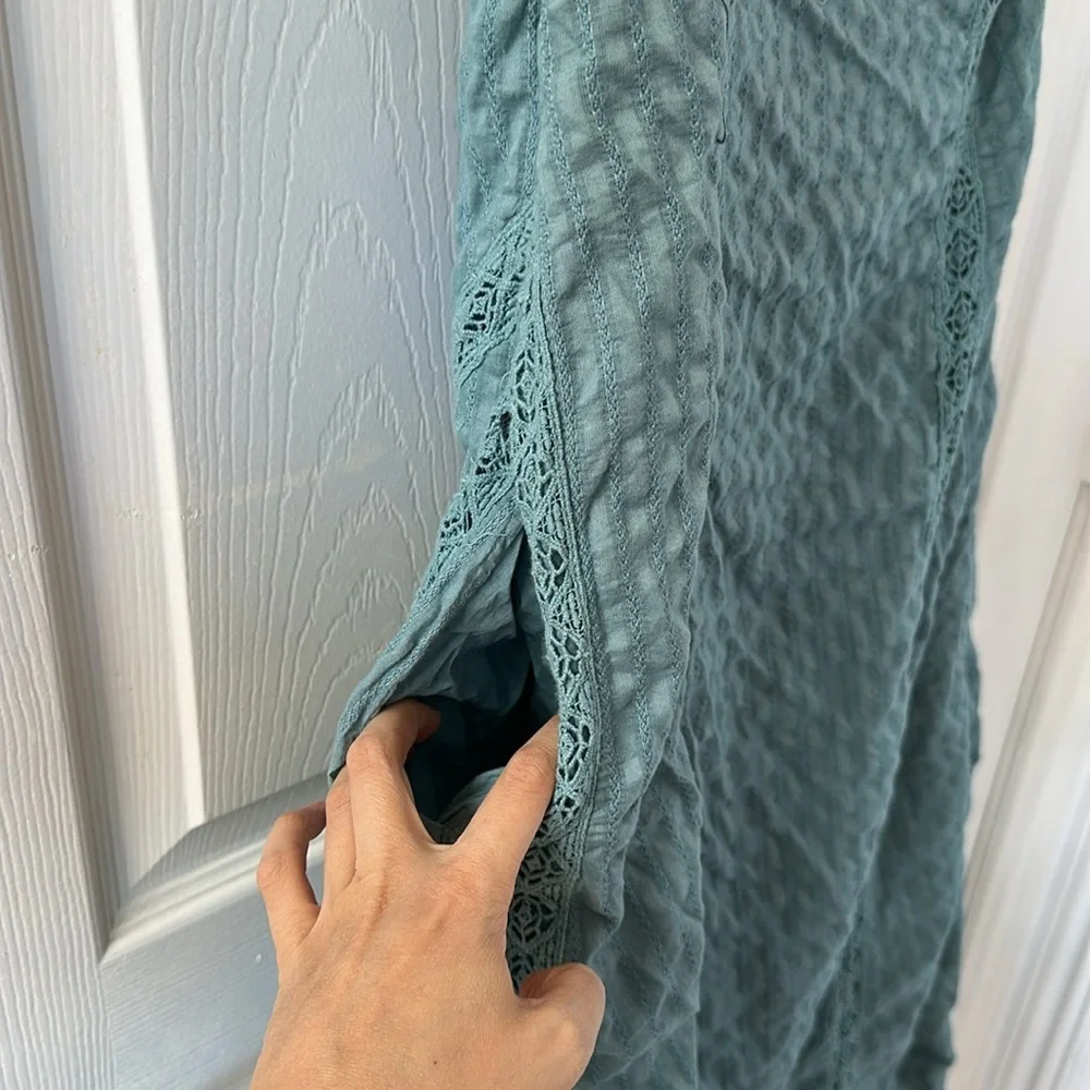 Free People One-Shoulder Maxi Dress in Seafoam